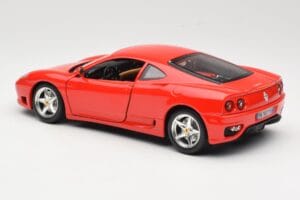 Ferrari 360 Modena Sarkans Bburago 1:18 3358 Metāls — attēls 7 no 8