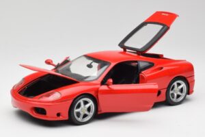 Ferrari 360 Modena Sarkans Hot Wheels 1:18 25736 Metāls — attēls 2 no 8
