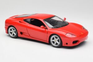 Ferrari 360 Modena Sarkans Hot Wheels 1:18 25736 Metāls — attēls 6 no 8