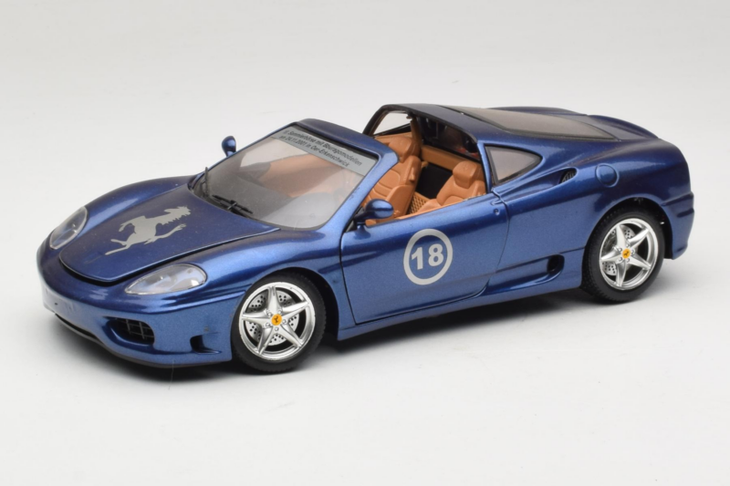 Ferrari 360 Modena Targa Ierobežots Izlaidums 333 gab Violets Metallic Bburago 1:18 3348-F1 Metāls