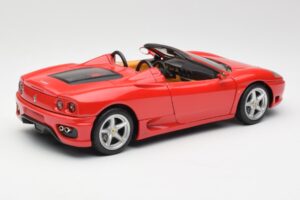 Ferrari 360 Spider Sarkans Hot Wheels 1:18 FER129 Metāls — attēls 3 no 8