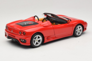 Ferrari 360 Spider Sarkans Hot Wheels 1:18 27774-M1 Metāls — attēls 3 no 8