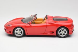 Ferrari 360 Spider Sarkans Hot Wheels 1:18 FER129 Metāls — attēls 4 no 8