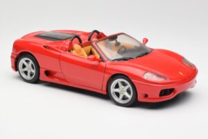 Ferrari 360 Spider Sarkans Hot Wheels 1:18 FER129 Metāls — attēls 6 no 8