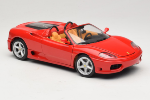 Ferrari 360 Spider Sarkans Hot Wheels 1:18 27774-M1 Metāls — attēls 6 no 8
