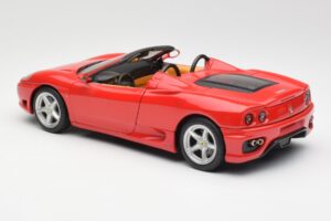Ferrari 360 Spider Sarkans Hot Wheels 1:18 FER129 Metāls — attēls 7 no 8