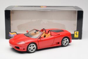 Ferrari 360 Spider Sarkans Hot Wheels 1:18 FER129 Metāls — attēls 8 no 8