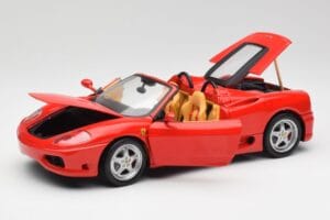 Ferrari 360 Spider Sarkans Hot Wheels 1:18 57310 Metāls — attēls 2 no 8