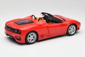 Ferrari 360 Spider Sarkans Hot Wheels 1:18 57310 Metāls — attēls 3 no 8