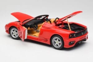 Ferrari 360 Spider Sarkans Hot Wheels 1:18 57310 Metāls — attēls 5 no 8