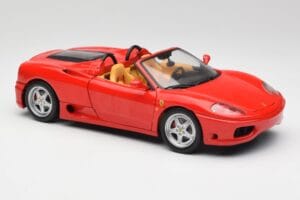 Ferrari 360 Spider Sarkans Hot Wheels 1:18 57310 Metāls — attēls 6 no 8
