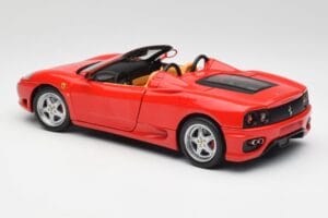 Ferrari 360 Spider Sarkans Hot Wheels 1:18 57310 Metāls — attēls 7 no 8