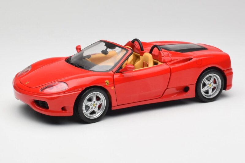 Ferrari 360 Spider Sarkans Hot Wheels 1:18 57310 Metāls