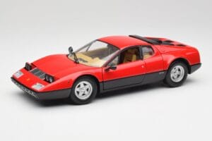 Ferrari 365 GT4/BB Sarkans Kyosho 1:18 08173R Metāls