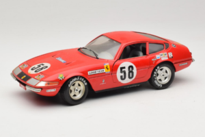 Ferrari 365 GTB/4 Daytona Berlinetta #58 Sarkans Techno Giodi 1:18 40011 Metāls