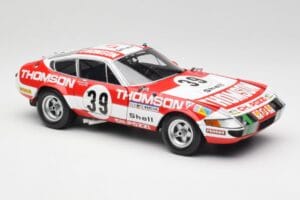 Ferrari 365 GTB4 Competizione #39 1973 Kyosho 1:18 08164F Metāls — attēls 6 no 8