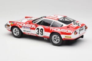 Ferrari 365 GTB4 Competizione #39 1973 Kyosho 1:18 08164F Metāls — attēls 7 no 8