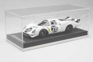 Ferrari 365 P2 #28 M. Gregory / J. Schlesser NART 24 Hours of Daytona 1967 Balts AB Models 1:18 REMC019 Sveķi — attēls 2 no 6