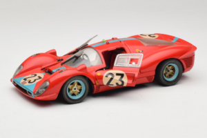 Ferrari 412P #23 W. Mairesse / J. Beurlys Le Mans 1967 Sarkans Revell 1:18 48826 Metāls — attēls 2 no 8