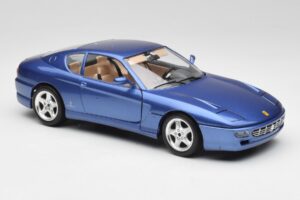 Ferrari 456 GT Blu Pozzi Bburago 1:18 3036-M3 Metāls — attēls 6 no 8