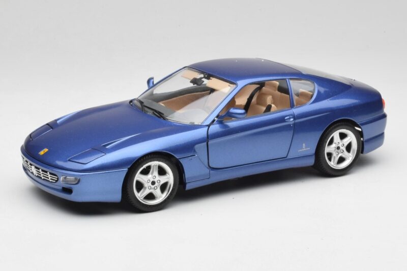 Ferrari 456 GT Blu Pozzi Bburago 1:18 3036-M3 Metāls