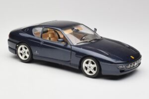 Ferrari 456 GT Zils Bburago 1:18 3036 Metāls — attēls 6 no 8