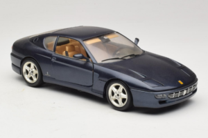 Ferrari 456 GT Zils Bburago 1:18 3036-B1 Metāls — attēls 6 no 8