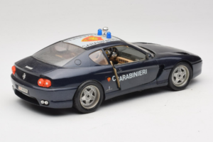 Ferrari 456 GT Carabinieri Melns Bburago 1:18 3036-B3 Metāls — attēls 3 no 8