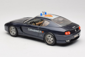Ferrari 456 GT Carabinieri Melns Bburago 1:18 3036-B3 Metāls — attēls 7 no 8