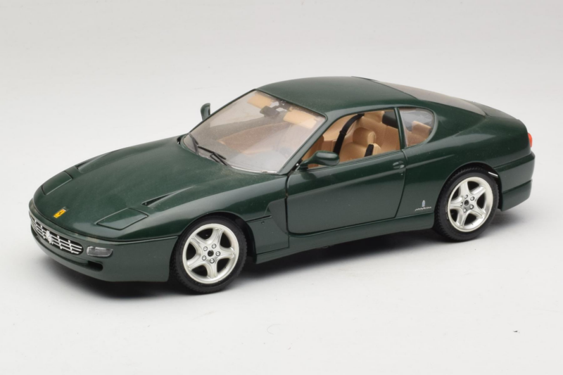 Ferrari 456 GT Tumšzaļš Bburago 1:18 3046-GR1 Metāls