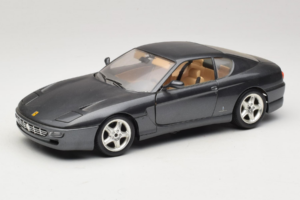 Ferrari 456 GT Pelēks Metallic Bburago 1:18 3036-G1 Metāls