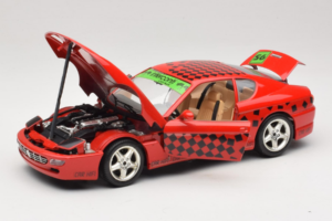 Ferrari 456 GT Interconti Car HiFi Sarkans Bburago 1:18 3036-D Metāls — attēls 2 no 8