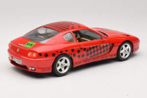 Ferrari 456 GT Interconti Car HiFi Sarkans Bburago 1:18 3036-D Metāls — attēls 3 no 8