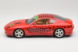 Ferrari 456 GT Interconti Car HiFi Sarkans Bburago 1:18 3036-D Metāls — attēls 4 no 8