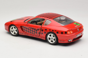 Ferrari 456 GT Interconti Car HiFi Sarkans Bburago 1:18 3036-D Metāls — attēls 7 no 8