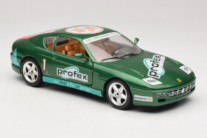 Ferrari 456 GT Profex #1 Zaļš 1992 Bburago 1:18 3336-GR1 Metāls — attēls 6 no 8