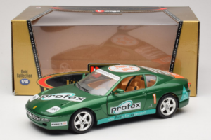 Ferrari 456 GT Profex #1 Zaļš 1992 Bburago 1:18 3336-GR1 Metāls — attēls 8 no 8