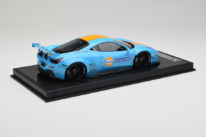 Ferrari 458 LB Works Gulf Blue Orange BBA 1:18 REMC033 Sveķi — attēls 3 no 7