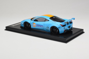 Ferrari 458 LB Works Gulf Blue Orange BBA 1:18 REMC033 Sveķi — attēls 5 no 7