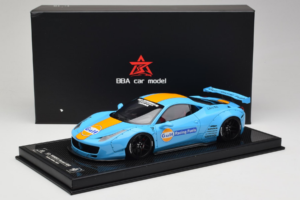 Ferrari 458 LB Works Gulf Blue Orange BBA 1:18 REMC033 Sveķi — attēls 7 no 7