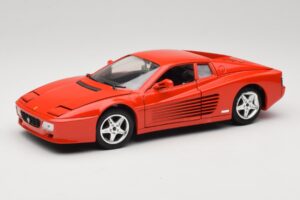 Ferrari 512 TR Sarkans Mira 1:18 6144 Metāls