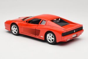 Ferrari 512 TR Sarkans Mira 1:18 6144 Metāls — attēls 7 no 8