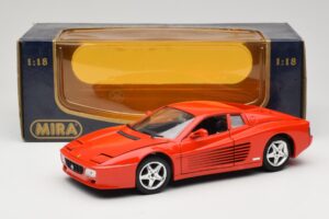 Ferrari 512 TR Sarkans Mira 1:18 6144 Metāls — attēls 8 no 8