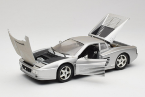 Ferrari 512 TR Sudrabs Mira 1:18 6178-B1 Metāls — attēls 2 no 8