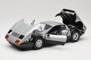 Ferrari 512BB Sudrabs Kyosho 1:18 08171S Metāls — attēls 2 no 8