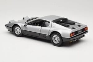 Ferrari 512BB Sudrabs Kyosho 1:18 08171S Metāls — attēls 7 no 8
