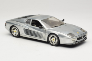 Ferrari 512M Chrome Silver Hot Wheels 1:18 25739 Metāls — attēls 6 no 8