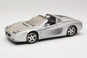 Ferrari 512TR Targa Sudrabs Mira 1:18 6175 Metāls