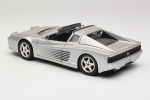 Ferrari 512TR Targa Sudrabs Mira 1:18 6175 Metāls — attēls 7 no 8
