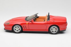 Ferrari 550 Barchetta Pininfarina Sarkans Bburago 1:18 327660 Metāls — attēls 4 no 8